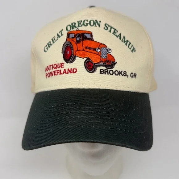 Vintage KC Caps Great Oregon Steamup Antique Powerland Embroidered Baseball Hat - Picture 1 of 10